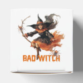 Grappige retro spooky Halloween basic slechte heks Bedankdoosjes (Bovenkant)