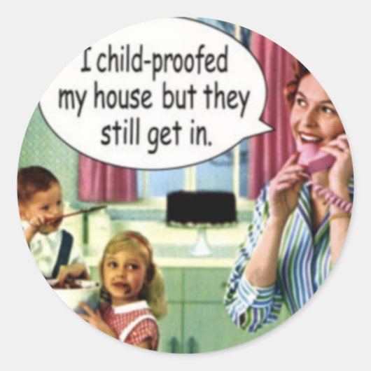 Grappige Retro Stickers 1 (Voorkant)