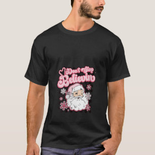 Grappige retro Stop niet met het geloven van Sinte T-shirt