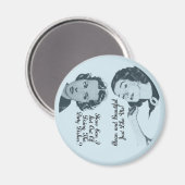 Grappige Retro Vaatwasser Schoon Vuil Omkeerbaar Magneet (Voorkant / Achterkant)