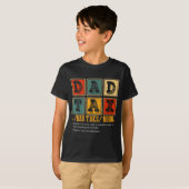 Grappige Retro Vader Belasting Definitie Daddy Pap T-shirt (Voorkant volledig)