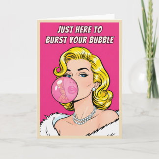 Grappige Retro Vintage Frenemy Humor Pop Art  Kaart