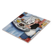 Grappige retro vintage keuken tegeltje (Zijkant)