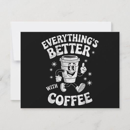 Grappige Retro Vintage Koffie Mannen of Vrouwen Ko (Voorkant)