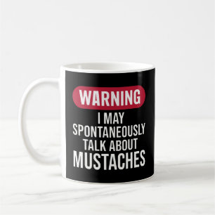 Grappige Retro Waarschuwing Ik Kan Spontaan Praten Koffiemok