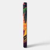 Grappige Retro Zomer Kat Vakantie Case-Mate iPhone Case (Achterkant / Links)