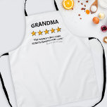 Grappige Review Best Cook Oma Schort<br><div class="desc">Maak van de keuken een meer liefdevolle plek met onze gepersonaliseerde schorten! Gerangschikt 5 van de 5 gouden sterren, kunnen onze unieke schorten worden gepersonaliseerd met de titel 'GRANDMA', 'GRANDPA', 'MOM', 'DAD' of een familielid van uw keuze. Ze hebben lovende reviewen verdiend - "De beste kok ter wereld, altijd seizoenen...</div>