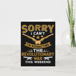 Grappige revolutionaire oorlog reenactment - sorry kaart