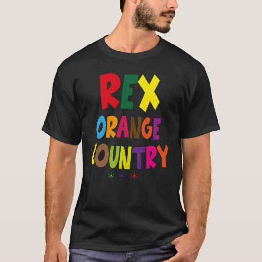 grappige rex oranje county citeert een coole muzie t-shirt (Voorkant)