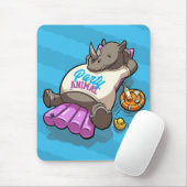 Grappige Rhino Party Animal Pool Opblaasbare Carto Muismat (Met muis)