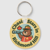 Grappige Richmond Hill Stargazer Beer Sleutelhanger (Achterkant)