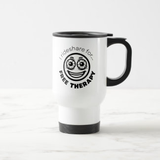 Grappige Rideshare Travel Tumbler Coffee Cup Reisbeker