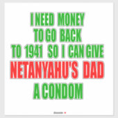 Grappige Rijdende Auto Tailgater Moderne Typografi Sticker (Vel)