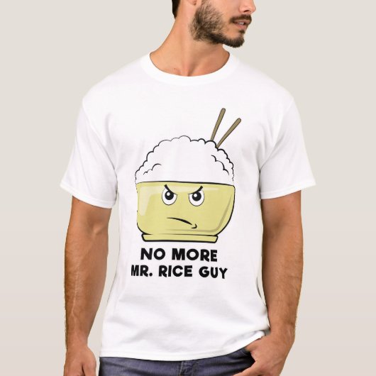 Grappige Rijst Ontwerp T-shirt (Voorkant)