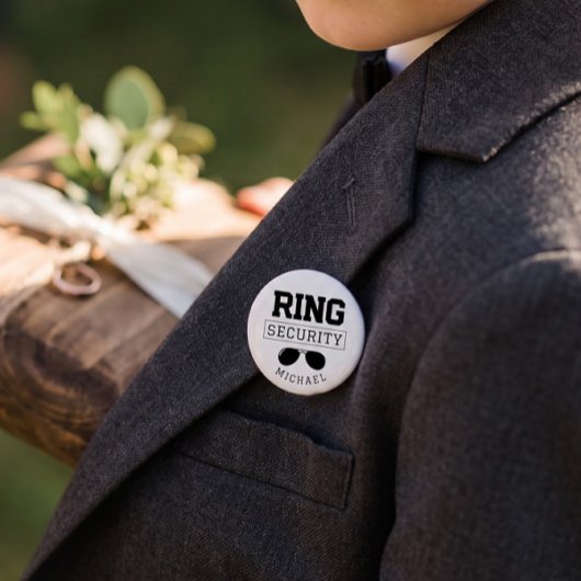 Grappige Ringbeveiliging Huwelijksgunst Kind Ronde Button 3,2 Cm