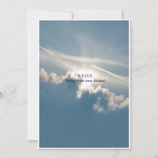 Grappige RIP Jeugd 30e verjaardag partij begrafeni Kaart (Achterkant)