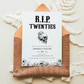 Grappige RIP Twintigste 30e Verjaardagsuitnodiging Kaart