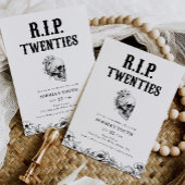 Grappige RIP Twintigste 30e Verjaardagsuitnodiging Kaart