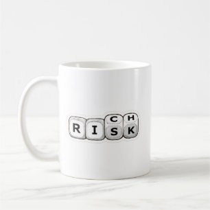 Grappige Risico naar Rijke Financiën Trading Motiv Koffiemok