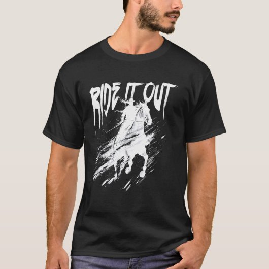 Grappige rit uit - Paardrijden T-shirt (Voorkant)