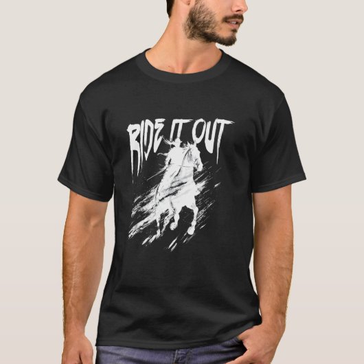 Grappige rit uit - Paardrijden T-shirt (Voorkant)
