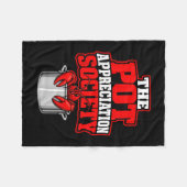 Grappige rivierkreeft kook rivierkreeft cajun zeev fleece deken (Voorkant (Horizontaal))