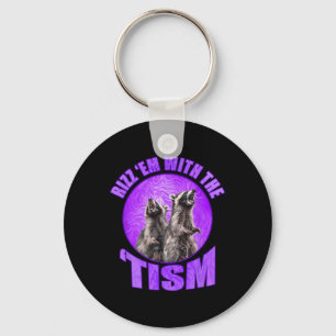 Grappige Rizz Em Met De Tism Meme Autistische Wasb Sleutelhanger