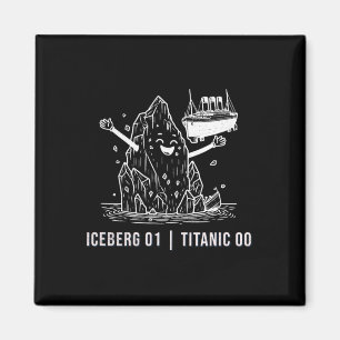 Grappige Rms Titanic Ijsberg Cruiseschip Gag Manne Magneet