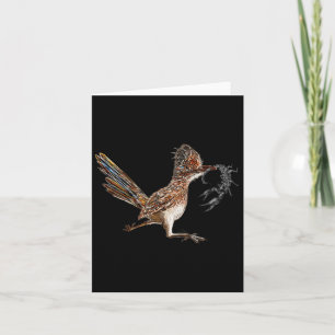 Grappige Roadrunner Scorpion Road Runner Bird Hunt Kaart