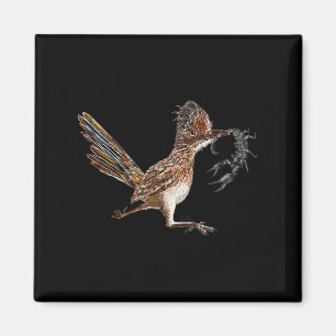 Grappige Roadrunner Scorpion Road Runner Bird Hunt Magneet