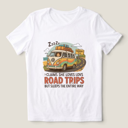 Grappige roadtrip PNG Tri-Blend Shirt (Design voorkant)