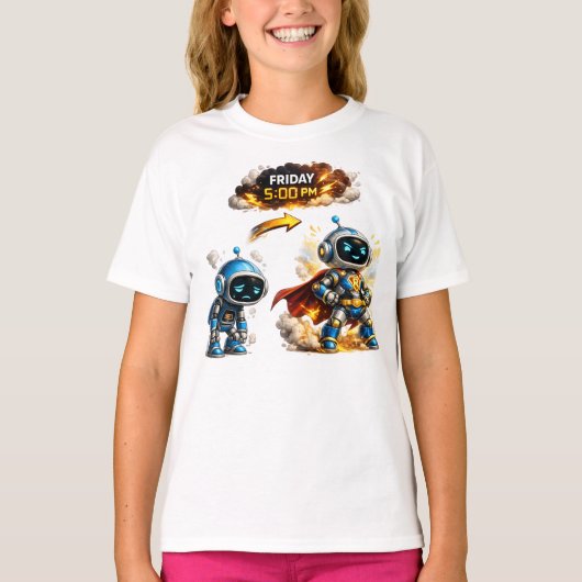 Grappige Robo memes T-shirt (Voorkant)