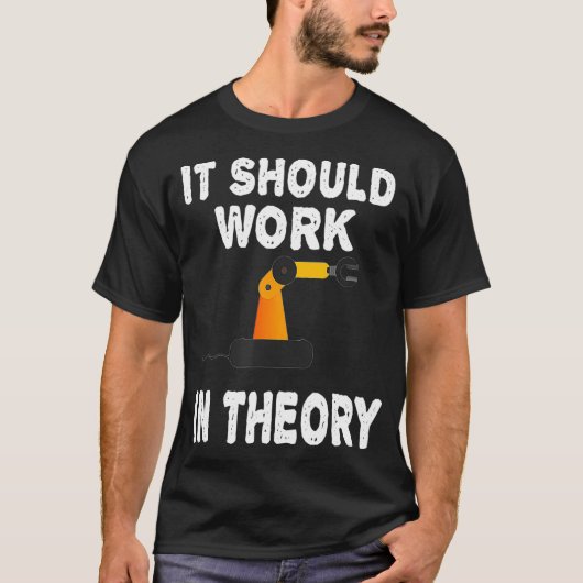 Grappige Robot Robot Engineering Bots Student AI G T-shirt (Voorkant)