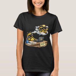 grappige robotdromen t-shirt
