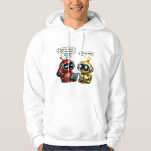 grappige robots hoodie