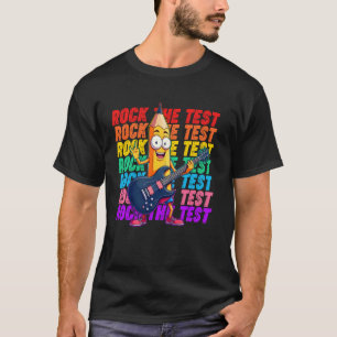 Grappige Rock De Test Gitaar Leraar Student Examen T-shirt