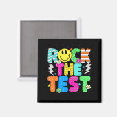 Grappige Rock De Test Testdag Docent Mo Magneet (Voorkant / Achterkant)