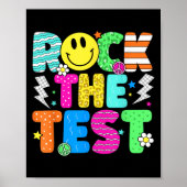 Grappige Rock De Test Testdag Docent Mo Poster (Voorkant)