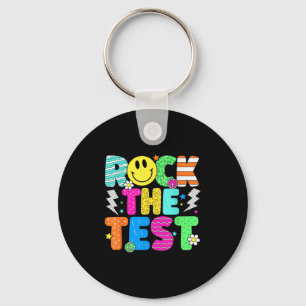 Grappige Rock De Test Testdag Docent Mo Sleutelhanger