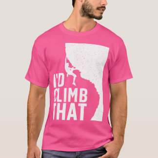 Grappige rock klimkunst voor mannen vrouwen alpini t-shirt