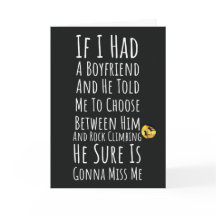 Grappige Rock Klimmen Kaarten voor Teen Girls Part