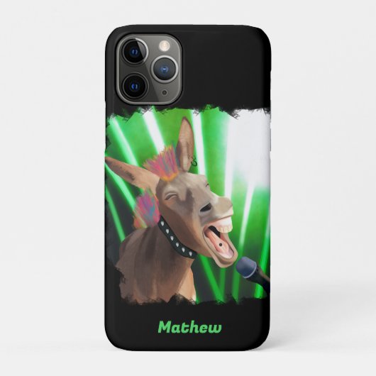 Grappige Rockstar Donkey Case-Mate iPhone Case (Achterkant)