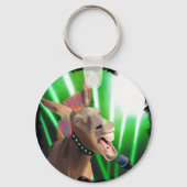 Grappige Rockstar Donkey Sleutelhanger (Voorkant)
