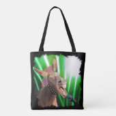 Grappige Rockstar Donkey Tote Bag (Achterkant)