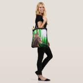 Grappige Rockstar Donkey Tote Bag (Op model)