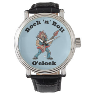 Grappige Rockstar Horloge