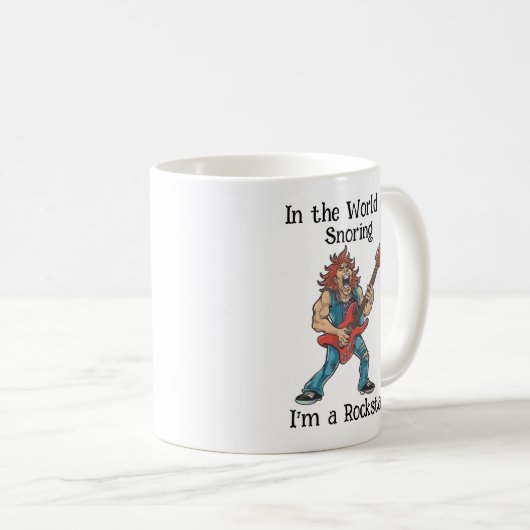 Grappige Rockstar Koffiemok (Voorkant rechts)