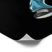 Grappige Rockstar Poster (Hoek)