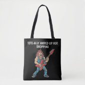 Grappige Rockstar Tote Bag (Voorkant)