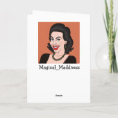 Grappige roddelvriend | Contact houden Kaart (Achterkant)